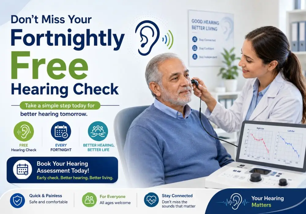 Don't Miss Your Fortnightly Free Hearing Check at Goldcare Medical Centre